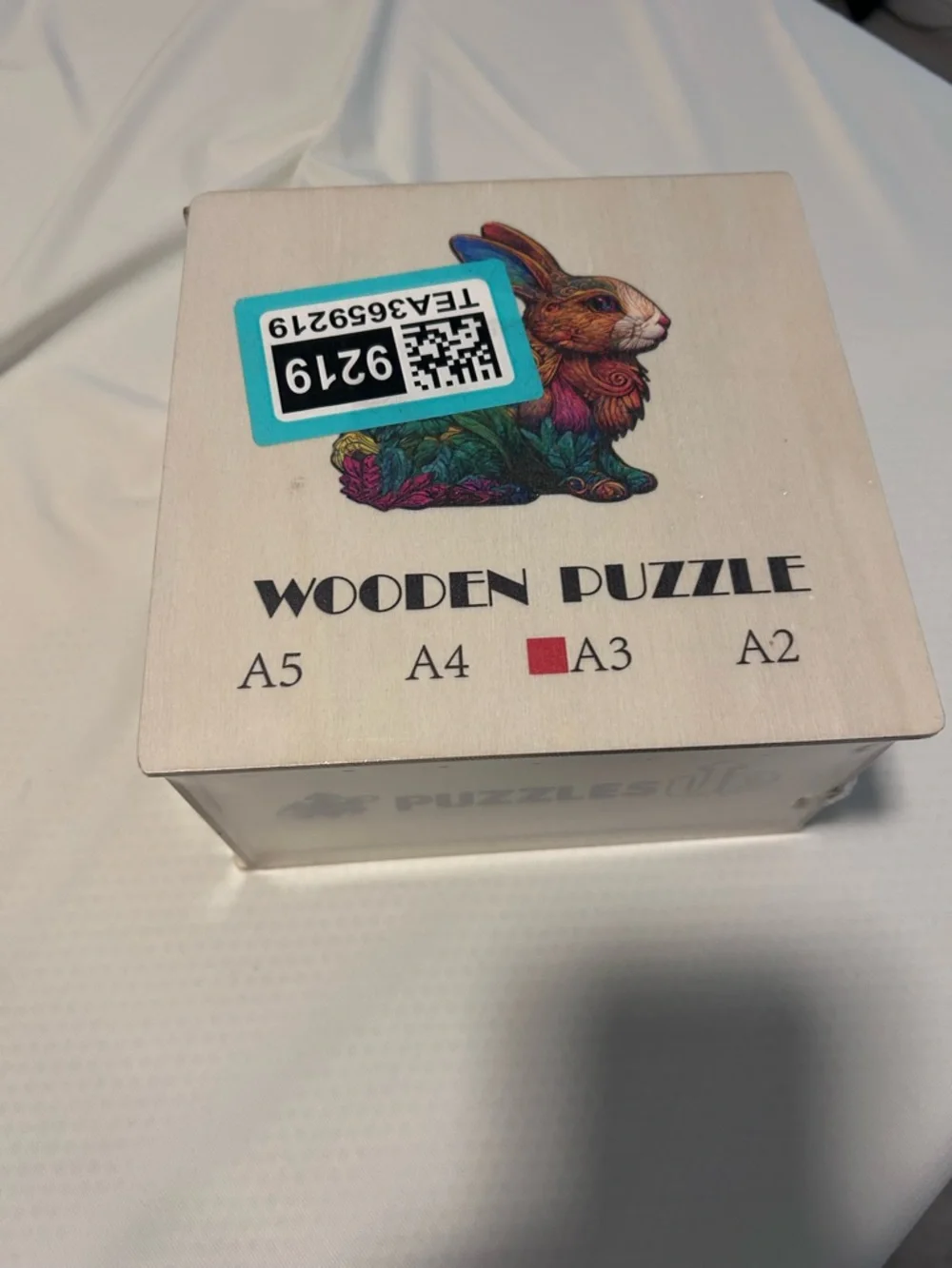Wooden Rabbit Puzzle A3 – Puzzles Up – Brand New in Box
